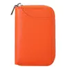 Nuevo monedero de moda estilo japonés de cuero genuino, cartera de mano corta y compacta, mini monedero multifuncional