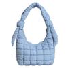 Bolso de hombro de gran capacidad estilo ins de Corea del Sur para mujer 2023 nuevo bolso abullonado plisado moda nicho versátil bolso bandolera