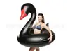 Flotador de Cisne Negro Inflable de PVC Personalizado de Fábrica, Anillo de Agua Inflable Espesado, Juguete Personalizado