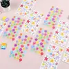 Adesivos Infantis Manual DIY Decoração Desenho Animado Diabinho Papel Sintético Autoadesivo Adesivos Coloridos Adesivos para Manual com Verso Adesivo