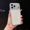Funda para teléfono lisa 2 en 1 transformable al instante adecuada para Apple 17PROMAX moderna 16PRO alta transparencia 15 fresca 14