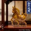 Adornos de Cerámica Tang Sancai de Toro Adornos para el Hogar Sala de Estar Escritorio Toro del Zodiaco Doce Animales Toro de la Fortuna Artesanías Decoraciones