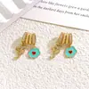 Tendencia TikTok Dibujo Animado Corazón Astronauta Accesorio de Joyería DIY Diseño Versátil Accesorio de Circonita Microincrustada