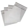 En stock Bolsas de papel glassine semitransparentes autoadhesivas Bolsas para ferretería, joyería, ropa digital Bolsas de papel ecológicas Bolsas de papel encerado de boca plana