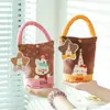 Bolsa de presente infantil para primeiro aniversário, bolsa caixa de presente para celebração de um mês de nascimento de bebê, caixa de doces para lembrancinha de festa de aniversário, bolsa portátil para doces