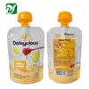 Ventas Directas de Fábrica Bolsa con Boquilla de Gelatina Bolsa de Empaque para Bebidas de Jugo Bolsa Suave de Grado Alimenticio con Boquilla Bolsa para Yogur