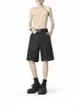 Pantalones Cortos de Carga Más Vendidos Nuevos Pantalones Tie-Dye de Verano Estilo Hong Kong Sueltos Rectos Pantalones Cortos Casuales Pantalones Cargo de Longitud Media para Hombre