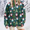 Suéter Nuevo de Invierno 2024 para Mujer Holgado Casual Estampado Sudadera con Estampado 3D Más Vendida en Amazon