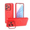 Capa Magnética Ondulada para Celular Red Note 14 PRO Plus Transfronteiriça Aplicável Suporte Invisível Capa Protetora Anti-queda