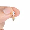 Nuevo pendiente de labio con colgante marquise de aleación de titanio F136, pendiente para la oreja alta, joyería de piercing punk estilo INS, pendiente Snug