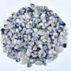 Grava de Cristal Azul Natural para Cabello, Desmagnetización de Cristal para Manza, Piedra de Aromaterapia para Gemas, Decoración de Piedra para Acuario, Maceta, Jardinería