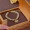 Pulsera Pacífica y Elegante Pulsera Retro para Mujer 2025 Lujo Ligero Pulsera para Mamá Cumpleaños Novia