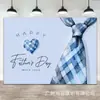 2026 Tela de Fondo para el Día del Padre Decoración de Fiesta Temática Tela Bandera del Día del Padre Tela para Colgar Fotos Personalización