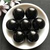 Bola de Cristal de Obsidiana Natural Piedra Cruda Negra Bola Pulida Feng Shui Artesanías Feng Shui para el Hogar Sala de Estar Adornos Venta al por Mayor