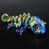 Explosiones transfronterizas Impresión 3D camaleón simulación adornos de globo ocular modelo de joyería regalo creativo hecho a mano las articulaciones pueden vivir