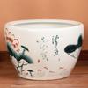 Jingdezhen Cerámica Pintada Estanque de Lotos Grande Estanque de Lotos Cerámico Tanque de Agua Patio Decoración del Hogar