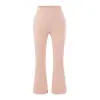 Pantalones de yoga de verano para mujer, ajustados, para correr, entrenamiento, deportes, pantalones de microcampana, de cintura alta, levanta glúteos, fitness, pantalones cortos para personas petite