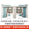 Cama de Estructura de Acero Hunan con Escritorio Debajo para Estudiantes Universitarios y de Posgrado Dormitorio Apartamento Camas Fabricante con Garantía de Diez Años