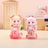 Muñeca Linda Hanfu Famosa en Internet con Brisa de Primavera Caja Ciega Disfraz Antiguo Artesanía de Resina Decoraciones de Escritorio de Oficina