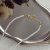 Dulce y Exquisito Collar de Perlas de Manzana Roja Pequeña y Pequeña Elegante Lujo Ligero Sentido de Gama Alta Cadena de Cuello Versátil de Nicho Cadena para Clavícula