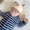 Gorros para Bebé Primavera y Otoño Estilo Nuevo Lindos y Súper Adorables Gorras de Béisbol de Ala Suave para Niños y Niñas Gorros para Bebé Recién Nacido