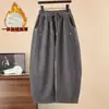 Calças Largas com Forro de Fleece para Meninas 2025 Novo Cintura Média Esportivas Infantis de Pernas Retas para Meninas Mais Velhas Estilo Coreano Casuais Longas