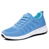 Sapatos Femininos Comércio Exterior Transfronteiriço Sapatos Femininos Tênis Respiráveis de Malha Fly Versáteis Sapatos Casuais Leves Sapatos de Solado Macio
