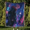 Manta Personalizada de Serie de Anime Manta Gruesa para Cubrir el Sofá Tapiz Decorativo de Jacquard Manta de Regalo de Alta Gama Manta para Acampar al Aire Libre
