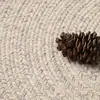 Alfombra de Lana Moderna Nórdica para Sala de Estar y Dormitorio, Tejida a Mano Natural, Simple para el Hogar, Alfombrilla de Piso para Mesita de Noche