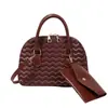 Bolsa de Mão Retro Simples Estilosa Bolsa Concha Mãe e Filha Primavera 2026 Nova Bolsa de Ombro Único Transversal Moda Casual Bolsa Feminina