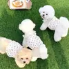 Ropa para Cachorros, Lindo Vestido de Puntos, Bichón Frisé, Teddy, Pomerania, Estilo Delgado de Primavera y Verano para Cachorros Pequeños