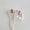 Chapéu de Bebê Coreano Yipan Primavera e Outono Novo Estilo Chapéu Fofo com Proteção para Orelhas Recém-Nascido Menina Bebê Chapéu Fetal para Bebê