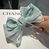 Presilha de Cabelo Laço Play Feminina Renda Malha Dongdaemun Estilo Doce Presilha Banana Acessório de Cabeça Transmissão ao Vivo