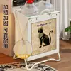Cesta de Ropa Sucia, Contenedor de Almacenamiento de Ropa Sucia, Cubo de Almacenamiento, Organizador de Ropa para Baño, Cesta de Lavandería, Cesto de Ropa Sucia para el Hogar