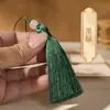 Borla Pequeña de 8 cm Flecos Material Hecho a Mano para DIY Estilo Antiguo Bolsita de Aromas Abanico Pasador Marcapáginas Colgante para Ropa Decoración de Borla