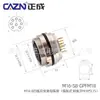Conector Estanco Tipo Placa de Soldadura Zhengcheng M16 para PCB Panel Frontal Trasero 2 Pines 5 7A 14 Pines 19 Agujeros Socket de 24 Núcleos