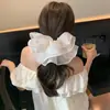 Scrunchies Súper Elegantes para Mujer 2025 Nuevo Otoño e Invierno Estilo Perezoso de Lujo Versión Coreana Scrunchies Ligas para el Cabello
