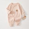 Mono de bebé primavera y otoño ropa ha ropa de bebé recién nacido clase a algodón puro talla 52 ropa de bebé recién nacido ropa de monje 0