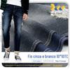 10 * 10TC cinza fio branco denim sapatos saco tecido denim clássico lavado jaqueta jeans tecido