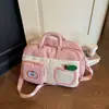 Moda novo estilo bolsa de viagem de mão personalidade criativa lazer transversal fitness bolsa para atividades ao ar livre curta distância com compartimento para sapatos bolsa de bagagem