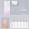 Esmalte de Uñas Escarchado Codificado, Esmalte de Uñas para Manos, 100 Cajas, Sin Grabado, Sin Rastros, Esmalte de Uñas Completo