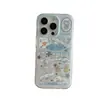 Capa de Celular Desenho Estrela Azul Cão Canela Maçã 18Promax Adequada para 16Promax Camada Dupla 17Promax
