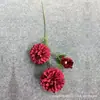 Flor roja de simulación diseño de auditorio de bodas paisajismo pared de fondo de flores artificiales decoración techo de flores camino de flores guía arreglo floral flor