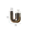 Portavelas de Cerámica Plateada Moderno Sencillo Accesible Lujo Adornos Pedestal Pequeño para Velas Mesa de Comedor Escritorio del Hogar Decoraciones Suaves