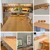 Tablero de Mesa de Madera Maciza Tablero de Roble Personalizado Tablero de Nogal Negro Madera de Haya Tablero de Escritorio Mesa para Computadora Panel de Mesa de Comedor Barra