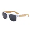 Novos Óculos de Sol Populares da Moda Europeia e Americana para Uso Externo com Lentes Rice Nail e Pernas de Imitação de Bambu Óculos Retrô para Homens e Mulheres