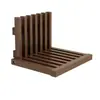 Taburete plegable de madera maciza para cambiar zapatos, montado en la pared, para entrada de casa, pasillo, silla plegable invisible de pared.