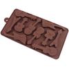 En stock Venta al por mayor 10 Instrumentos Musicales Pipa Molde de Silicona para Pastel Utensilios para Hornear Molde para Postre de Pudín Molde para Jabón