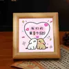 Adornos Creativos 520 para Escritorio y Dormitorio para Parejas, Exquisitos Regalos Pequeños para el 520 Día de San Valentín Aniversario Marcos de Fotos para Novias