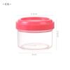 Yun Feng - Mini frasco de plástico transparente para salsa, 35 ml, para uso repetido